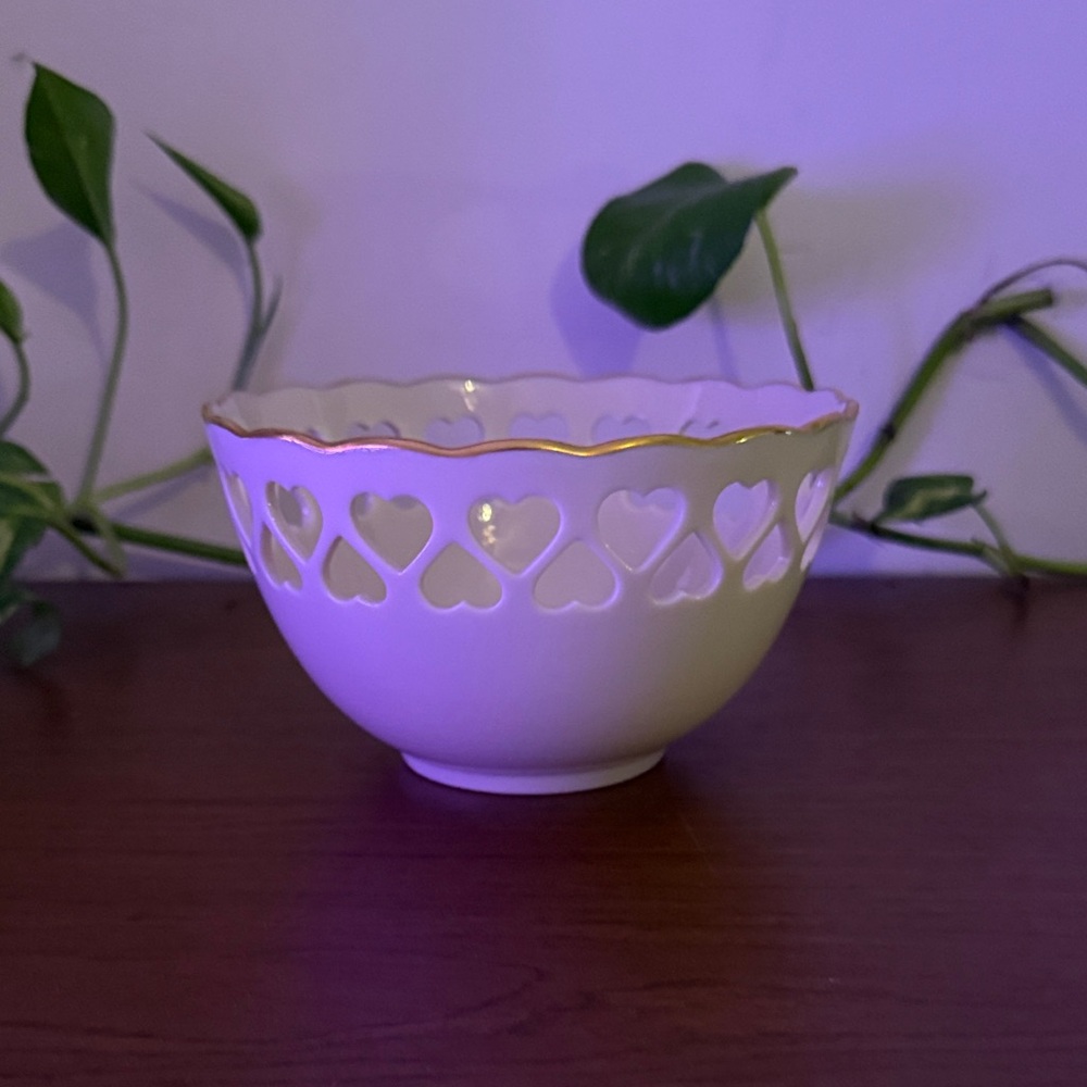Lenox Pierced Heart Bowl